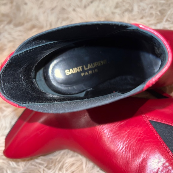 Saint Laurent stiletto platform bootie - Picture 9 of 13